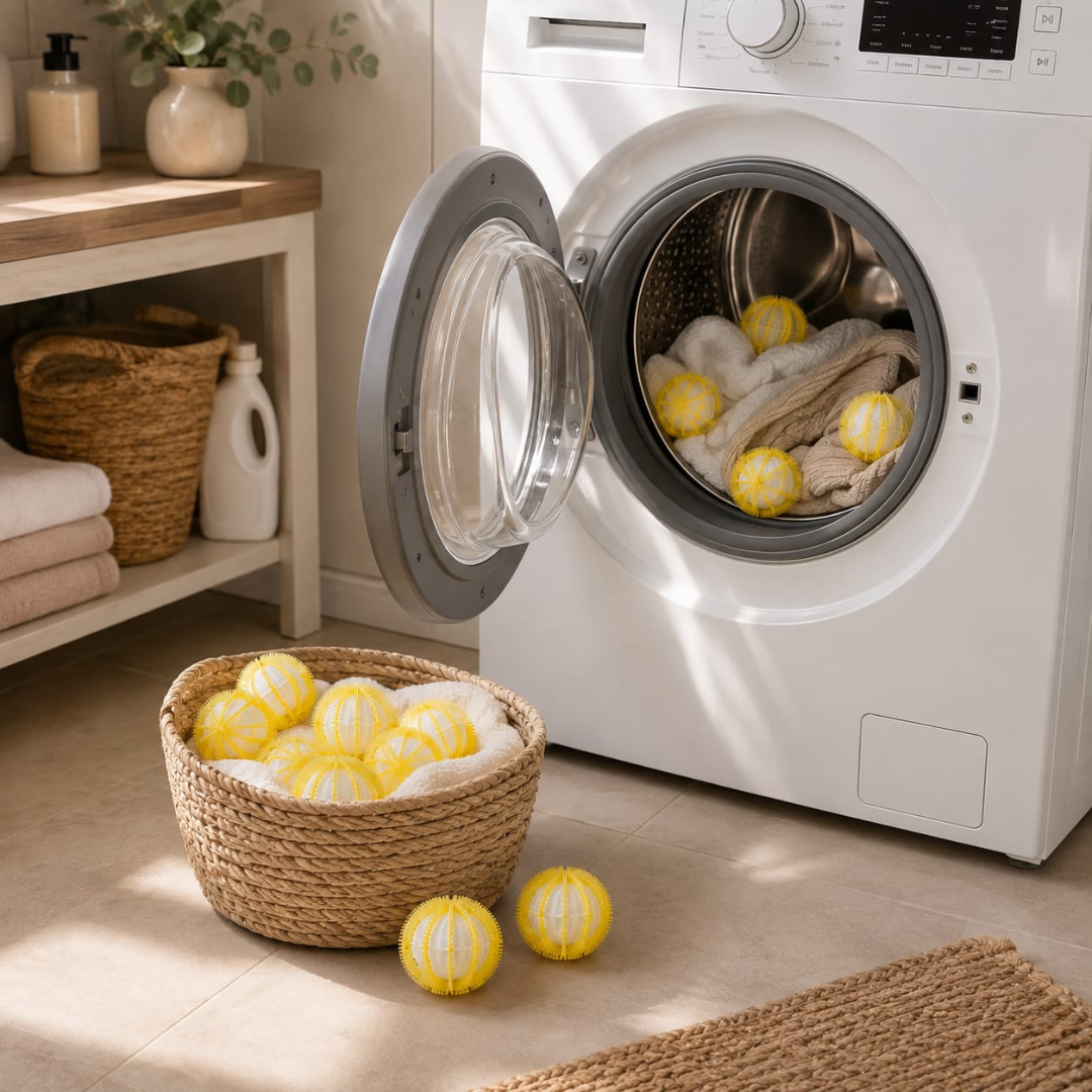 12 Boules de lavage anti poils